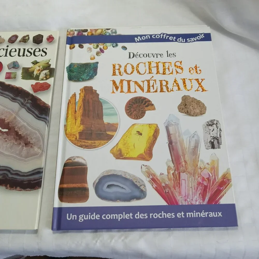 Two books on rocks, minerals, and gemstones, in French - Picture 3 of 10